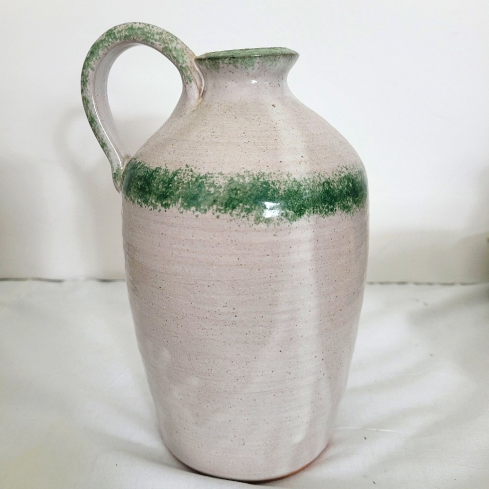 Pottery jug pitcher Eagle Pottery 1995